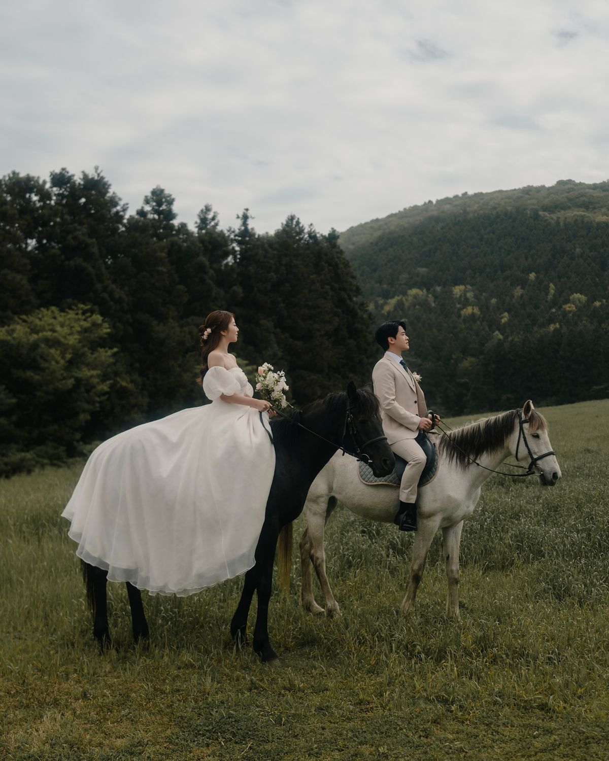 Majestic and Romantic Journeys: Unforgettable Horse Prewedding Shoots in Vietnam