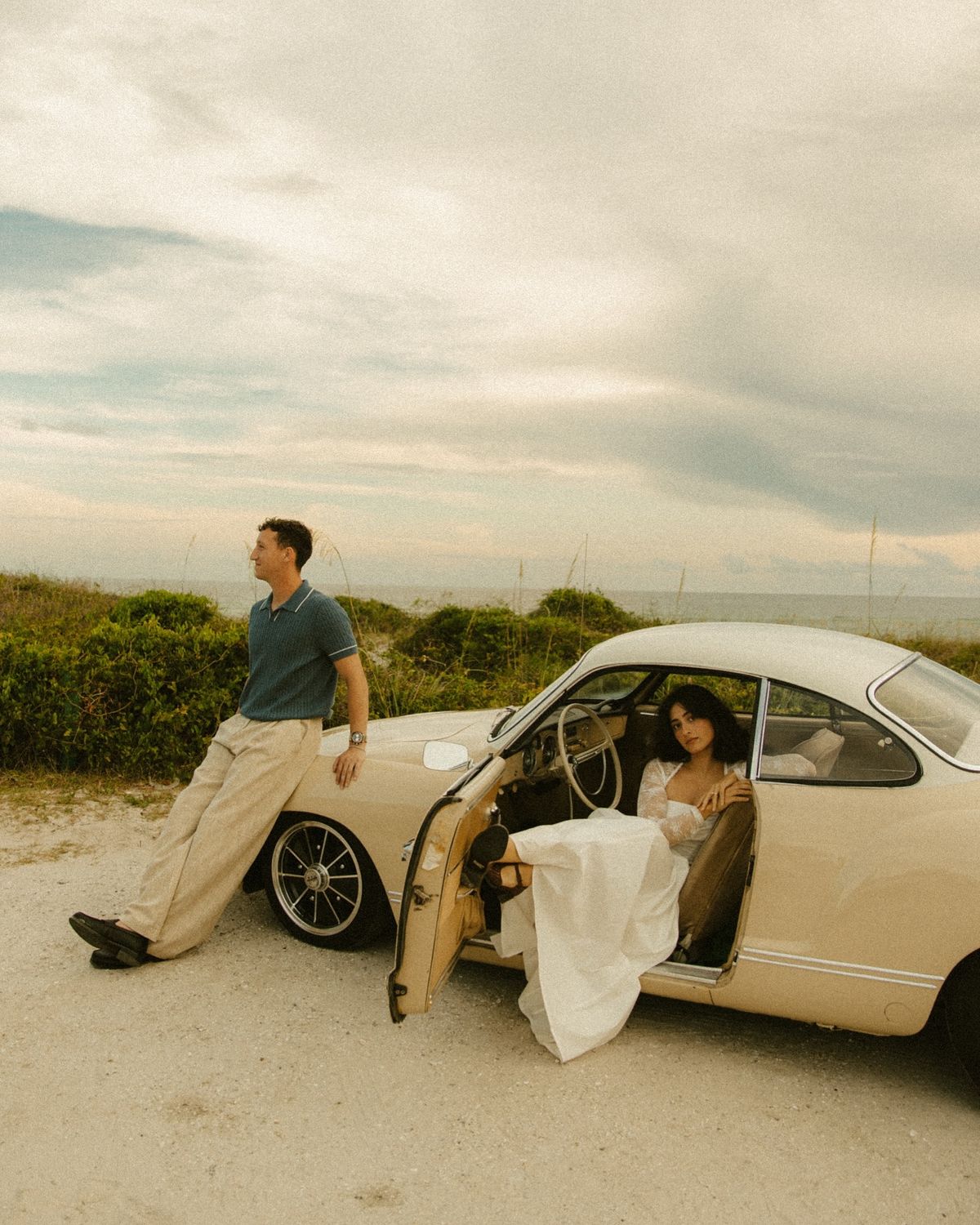 Classic Retro Charm: Stylish Vintage Car Photoshoot Concepts in Vietnam